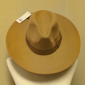 Francesca's Tan Wide Brim Hat NWT!